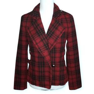 FOREVER 21 RED & BLACK JACKET SZ.S GUC